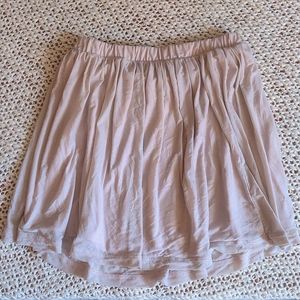 LA Hearts Cutesy flowy off pink-beige skirt